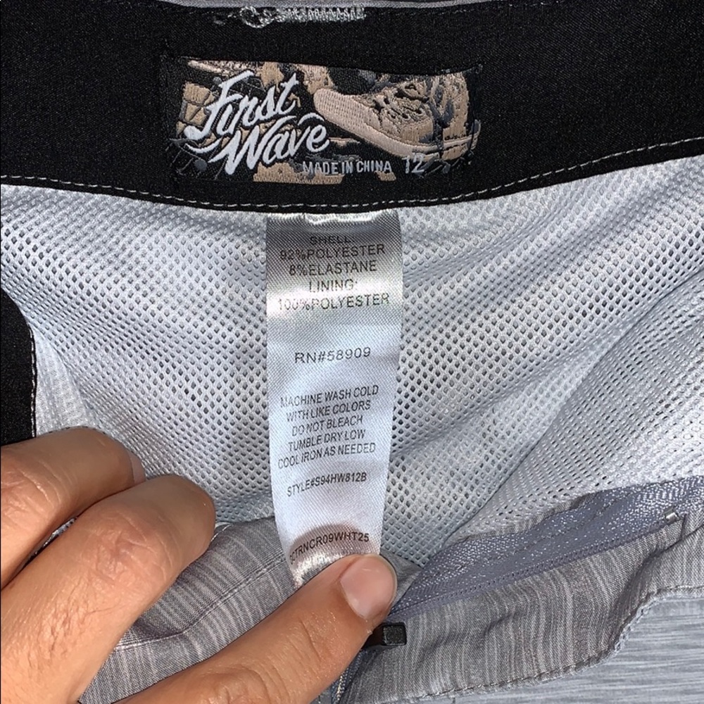 First Wave Boy Swim Trunks. First Wave. Sz 12 - Picture 4 of 5